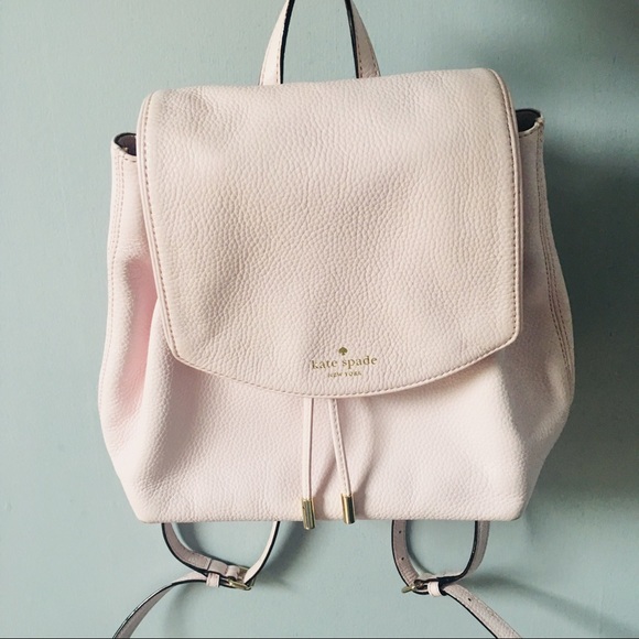 Pink Pebbled Leather Kate Spade Backpack - Picture 1 of 4